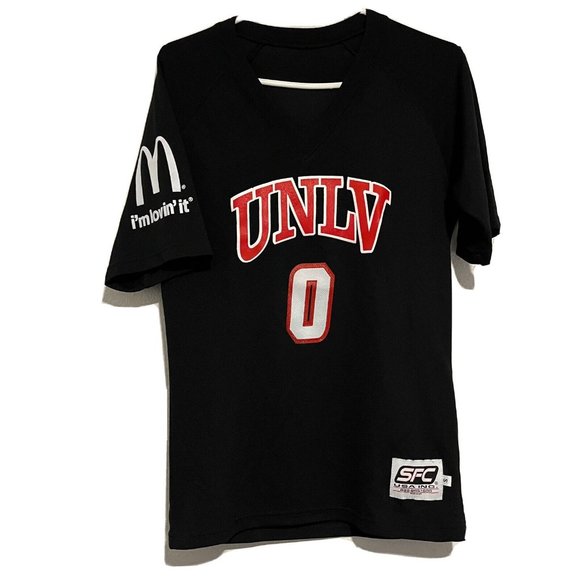 University Of Las Vegas UNLV Promo Short Sleeved Jersey Shirt SFC Inc Size Small - Picture 1 of 13